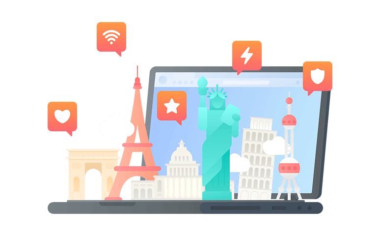 在蒙塞拉特山连接到中国的加速器 - 云网吧